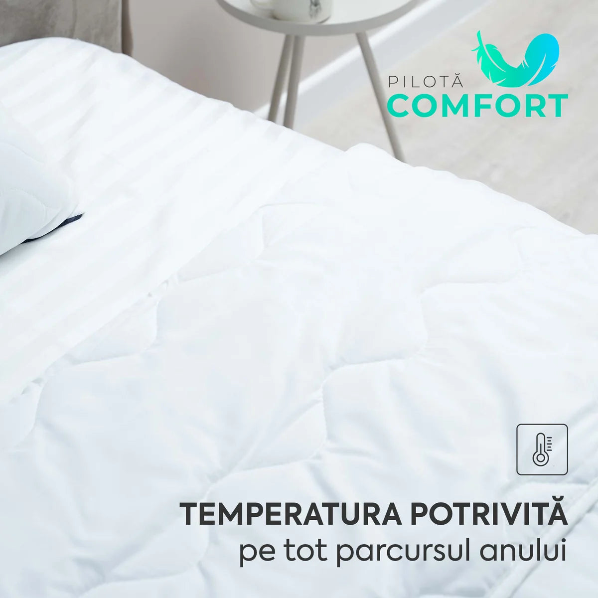 Pachet Saltea 160x200 Comfort Plus Double