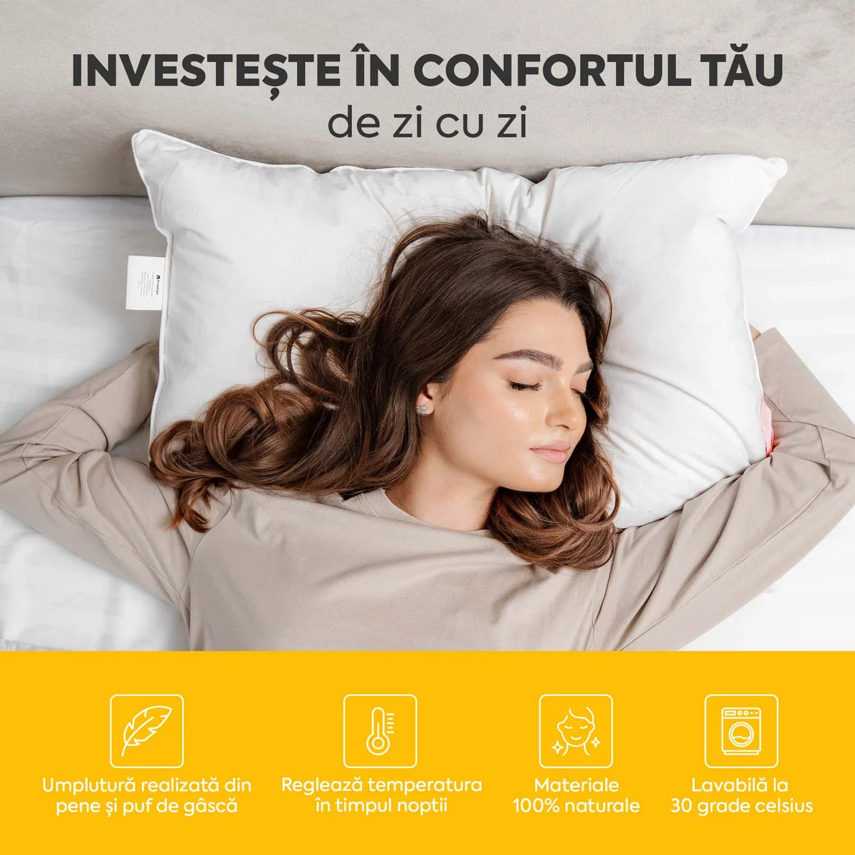 Pachet Saltea 160x200 Deluxe Double