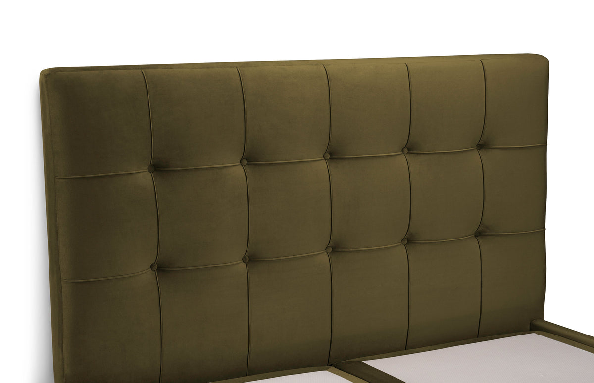 Pat reglabil electric, tapițat, Electra, 160x200 #color_Verde-Velluto