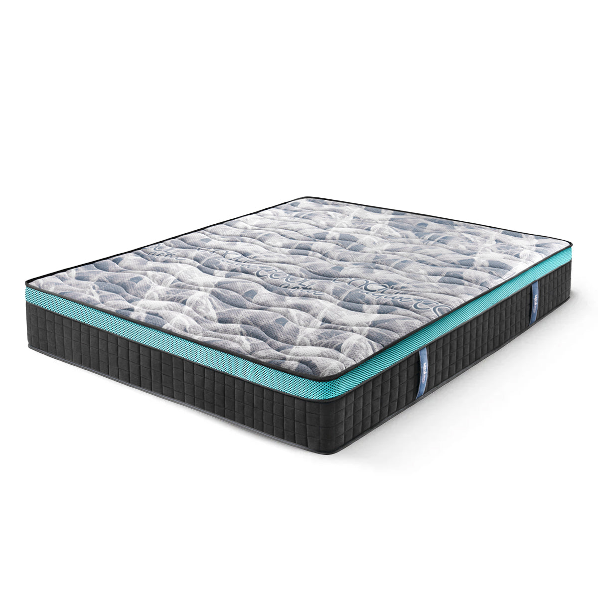 Saltea Ideal Sleep COOL MEMORY GEL POCKET 5 Zone, Arcuri individuale, spumă poliuretanica elastică, spumă cu memorie cu gel de răcire, husă CoolActive, superortopedică, Grosime 30 cm