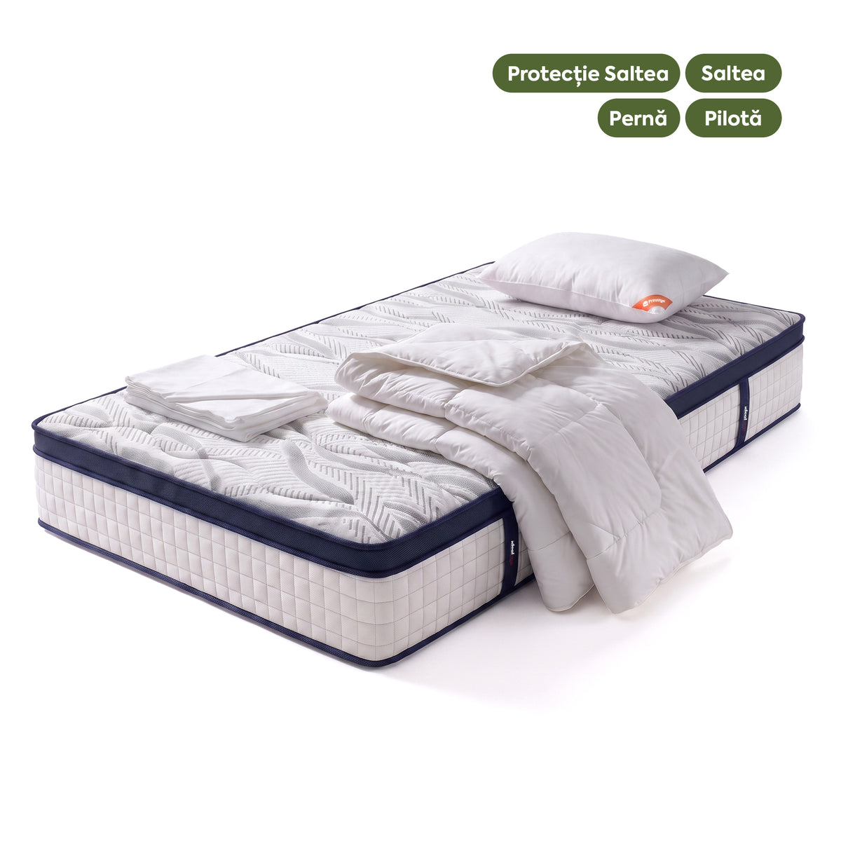 Pachet Saltea 90x200 Deluxe Single