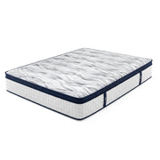 Saltea Ideal Sleep HOTEL SERIES CALIFORNIA LUX MEMORY, Arcuri Bonell, spumă poliuretanică elastică, spumă cu memorie, husă cu aerisire optimă, superortopedică, Grosime 28 cm