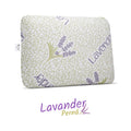Pernă Lavander Therapy, din spumă cu memorie flexibilă, husă detașabilă și lavabilă, 60x40x15 cm - Prestige Home