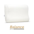 Pernă anatomică Balance, din spumă cu memorie Viscolex și husă detașabilă cu sistem de ventilație al aerului, 60x38x10 cm - Prestige Home