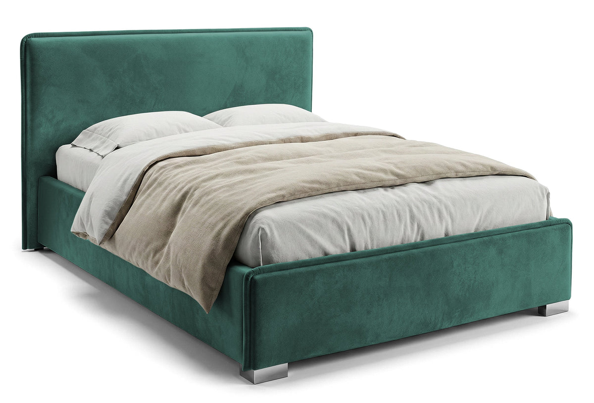 Pat Tapitat Nice, cu Lada Rabatabil, Prestigehome.ro, Prestige, #Color_swing-verde