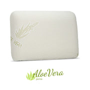 Pernă Aloe Vera Therapy, din spumă cu memorie flexibilă, husă detașabilă și lavabilă, 60x40x15 cm - Prestige Home