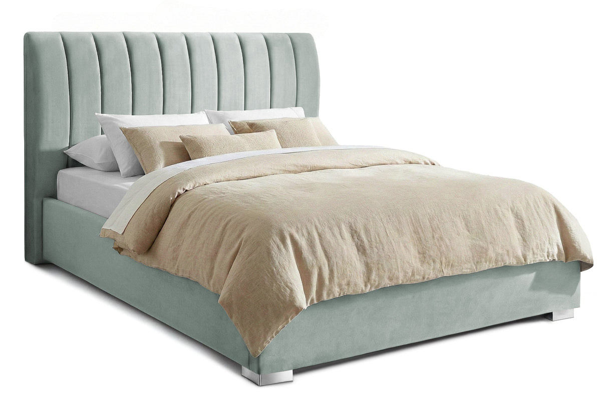 Pat Tapitat Santiago, cu Lada Rabatabil, Verde-Smarald, Prestigehome.ro, Prestige, #Color_swing-menta