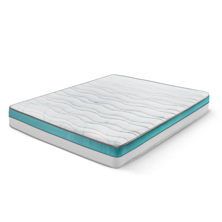 Saltea Ideal Sleep COOLTECH ALOE VERA DUAL, spumă poliuretanică durabilă, spumă High Resilience, husă CoolTech, superortopedică, Grosime 23 cm