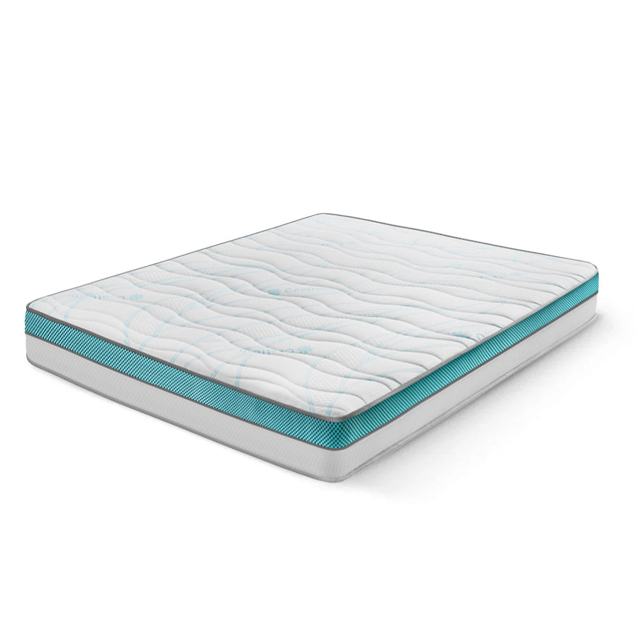 Saltea Ideal Sleep COOLTECH ALOE VERA DUAL, spumă poliuretanică durabilă, spumă High Resilience, husă CoolTech, superortopedică, Grosime 23 cm