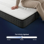 Saltea ORIGINAL, 14+2 Memory, spumă poliuretanică elastică, spumă cu memorie, husă antibacteriană, superortopedică, Grosime 18 cm - Prestige Home  