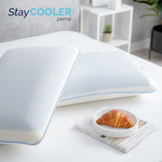 Pernă Stay Cooler, din spumă cu memorie Viscolex cu efect de răcire, husă detașabilă cu efect de ventilație al aerului, 60x40x15 cm - Prestige Home