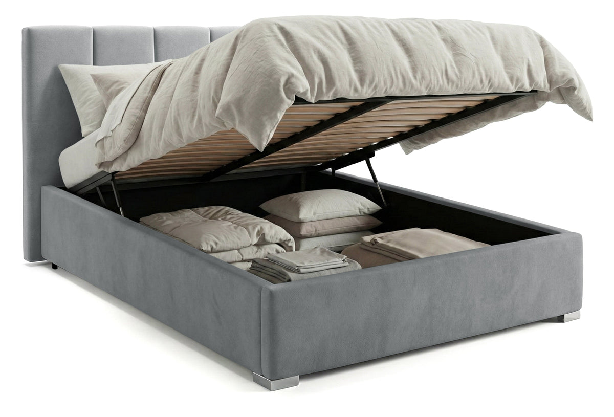 Pat Tapitat Luna, cu Lada Rabatabil, Prestigehome.ro, Prestige, #color_swing-gri
