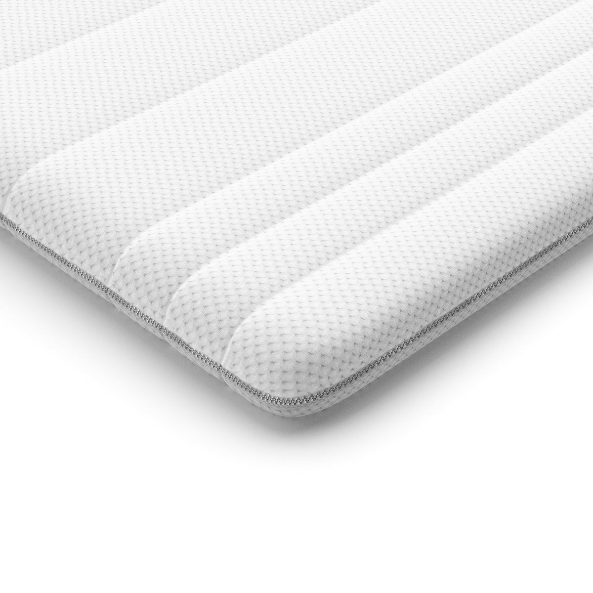 Topper saltea Memory 4 cm, cu spumă memory, husă antialergică și lavabilă, Grosime: 5 cm - Prestige Home 