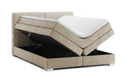 Pat Tapitat Charlotte, cu lada de depozitare, Gri, Prestigehome.ro, Prestige, #Color_bej-enjoy