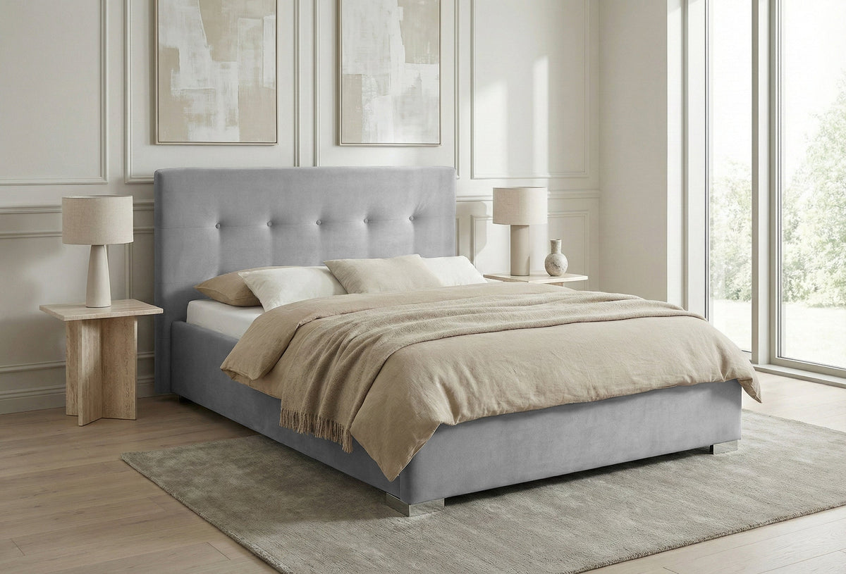 Pat Tapitat Lille, cu Lada Rabatabil, Prestigehome.ro, Prestige, #Color_swing-gri