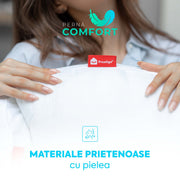 Pernă Comfort cu microfibră, husă microfibră, 50x70 cm-Pernă-Prestige Home-Prestige Home
