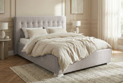 Pat Tapitat Strasbourg, cu Lada Rabatabil, Velur-Menta, Prestigehome.ro, Prestige, #Color_swing-bej
