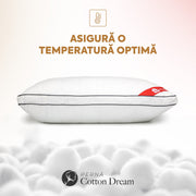 Set 4 x Perne Cotton Dream cu microfibră, husă bumbac, 50x70 cm-Seturi Perne-Prestige Home-Prestige Home