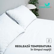 Set 2 x Perne Comfort Plus cu microfibră, husă microfibră, 50x70 cm-Seturi Perne-Prestige Home-Prestige Home