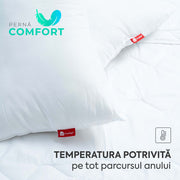 Pernă Comfort cu microfibră, husă microfibră, 50x70 cm-Pernă-Prestige Home-Prestige Home