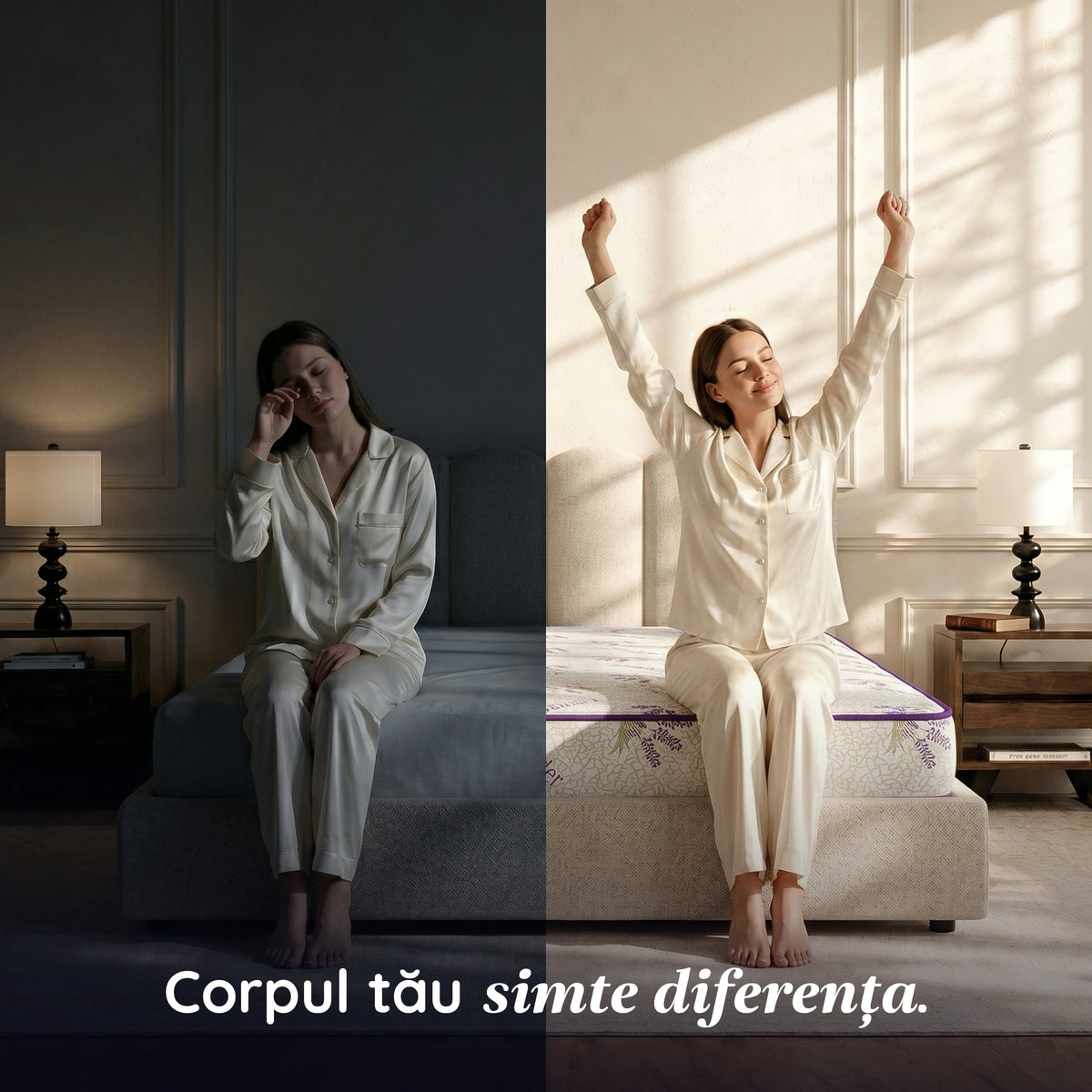 saltea-lavender-air-fresh-cu spuma-husa-cu-efect-hipoalergenica-super-ortopedica