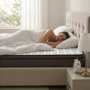 Saltea ZERO GRAVITY, 7 zone de confort, Arcuri Individuale, spumă poliuretanică elastică, spumă cu memorie, husă cu efect antialergic, superortopedică, Grosime 27 cm