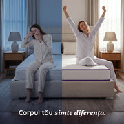 Saltea ERGO COMFORT, ortopedică, cu spumă poliuretanică și arcuri, Grosime 18 cm