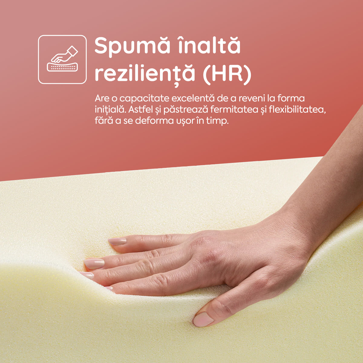 Saltea WAVE MULTILAYER, spumă cu memorie, spumă reziliență mare, husă hipoalergenică detașabilă și lavabilă, superortopedică, grosime 20 cm-Saltele-Prestige-120x190-Prestige Home