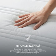 Saltea EMERALD, 18+5 Memory, spumă poliuretanică elastică, spumă cu memorie, husă cu efect antialergic, superortopedică, Grosime 24 cm - Prestige Home  