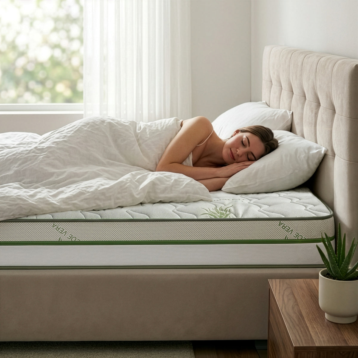 Pachet Pat + Saltea 160x200 Cozy Double