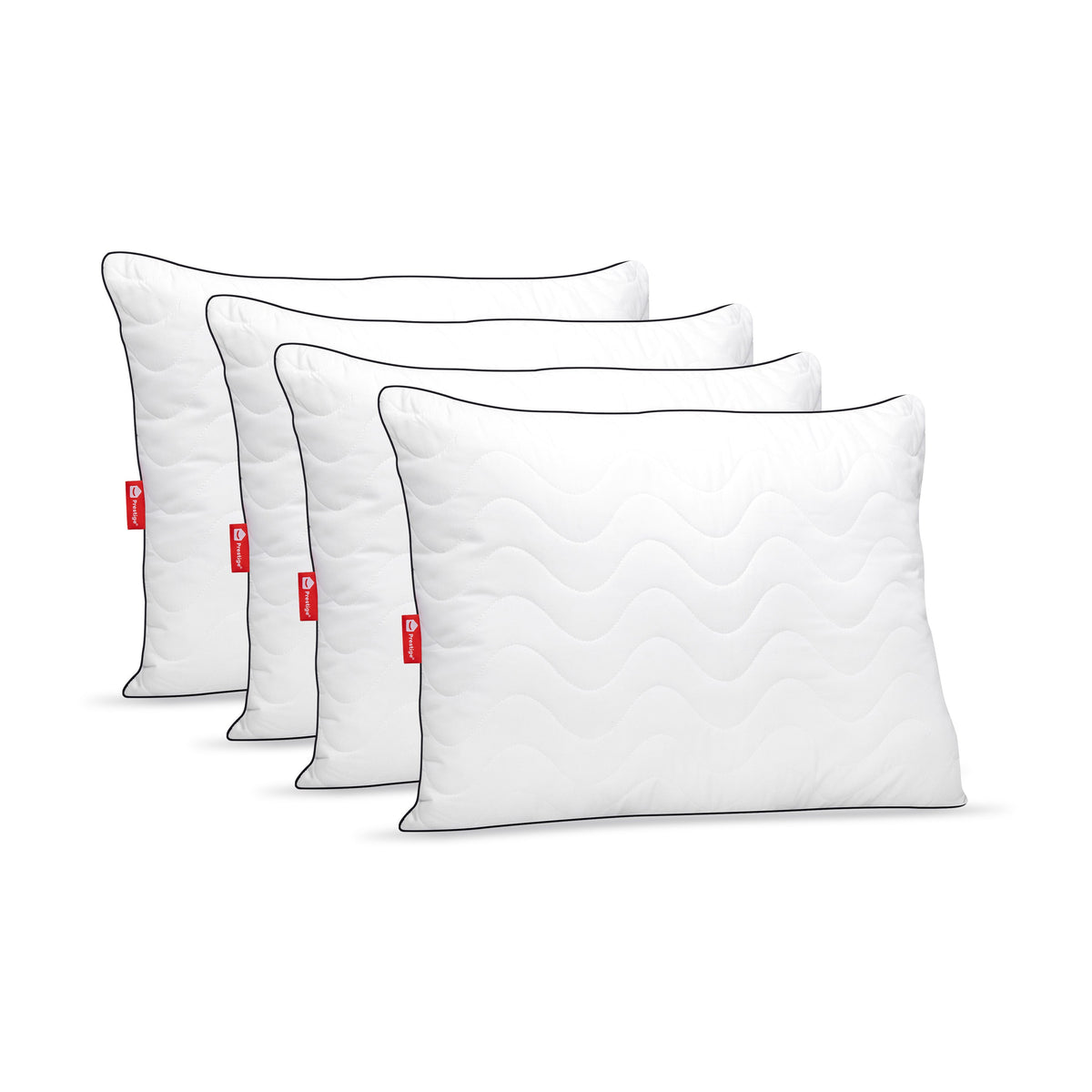 Set 4 x Perne Comfort Plus cu microfibră, husă microfibră, 50x70 cm-Seturi Perne-Prestige Home-Prestige Home