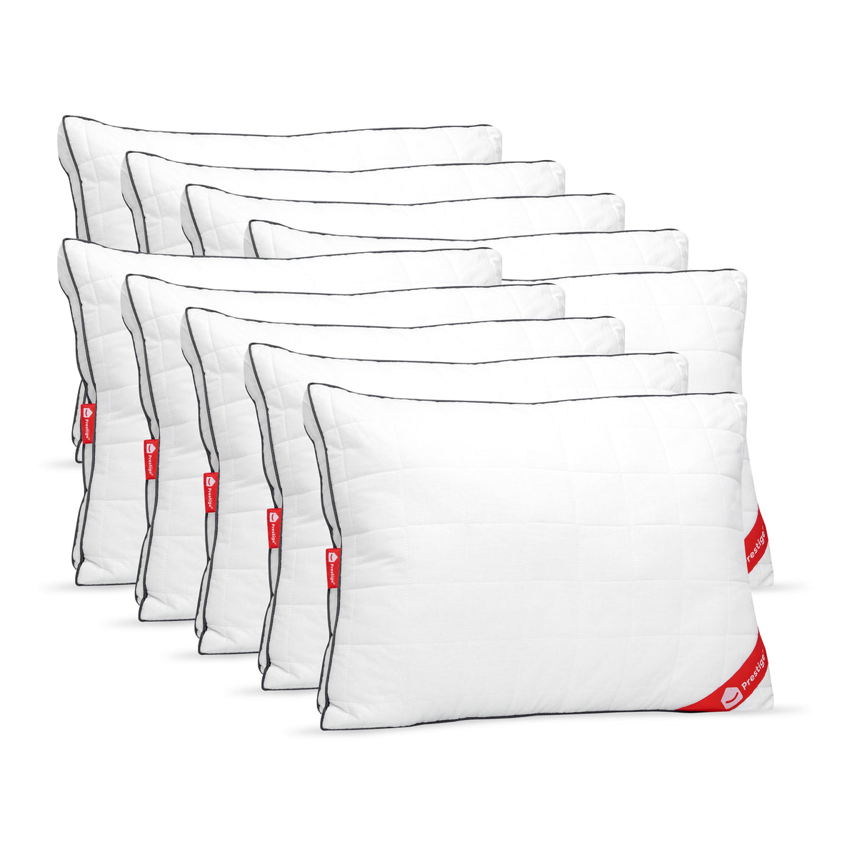 Set 10 x Perne Cotton Dream cu microfibră, husă bumbac, 50x70 cm-Seturi Perne-Prestige Home-Prestige Home