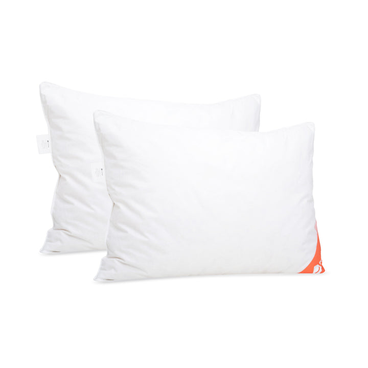 Set 2 x Perne Deluxe cu pene și puf de gâscă, husă bumbac, 50x70 cm-Seturi Perne-Prestige Home-Prestige Home