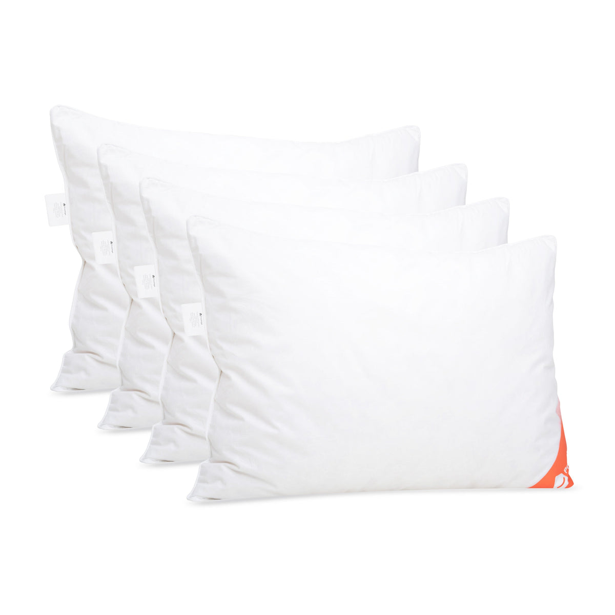 Set 4 x Perne Deluxe cu pene și puf de gâscă, husă bumbac, 50x70 cm-Seturi Perne-Prestige Home-Prestige Home
