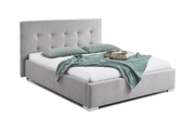 Pachet Pat + Saltea 120x200 Cozy Single-Seturi Paturi + Saltele-Prestige Home-Swing-Gri-Prestige Home