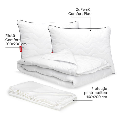 Pachet Comfort Plus Double-Seturi Perne + Pilote-Prestige Home-Prestige Home