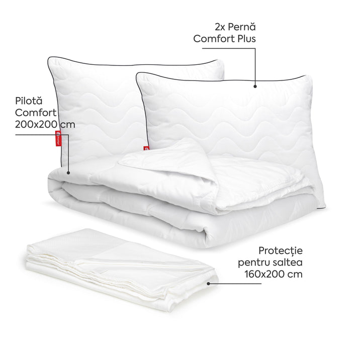 Pachet Comfort Plus Double-Seturi Perne + Pilote-Prestige Home-Prestige Home
