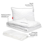 Pachet Comfort Plus Single-Seturi Perne + Pilote-Prestige Home-Prestige Home