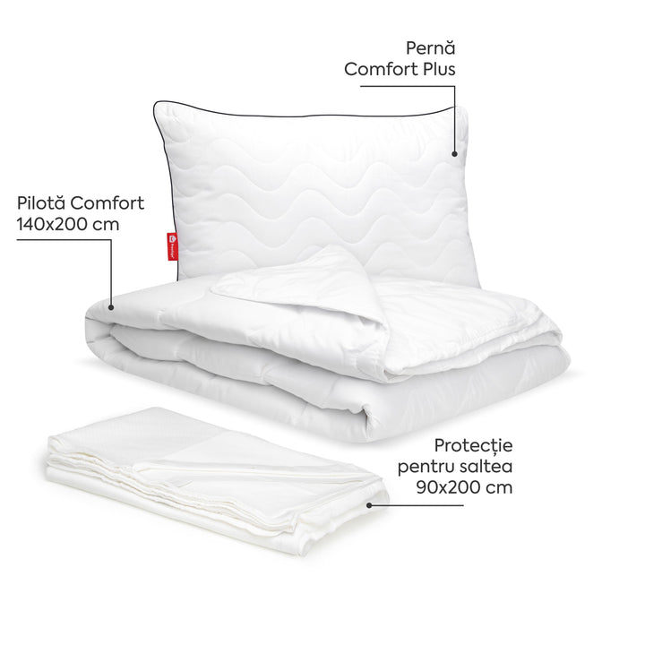 Pachet Comfort Plus Single-Seturi Perne + Pilote-Prestige Home-Prestige Home