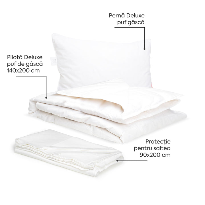 Pachet Deluxe Single-Seturi Perne + Pilote-Prestige Home-Prestige Home