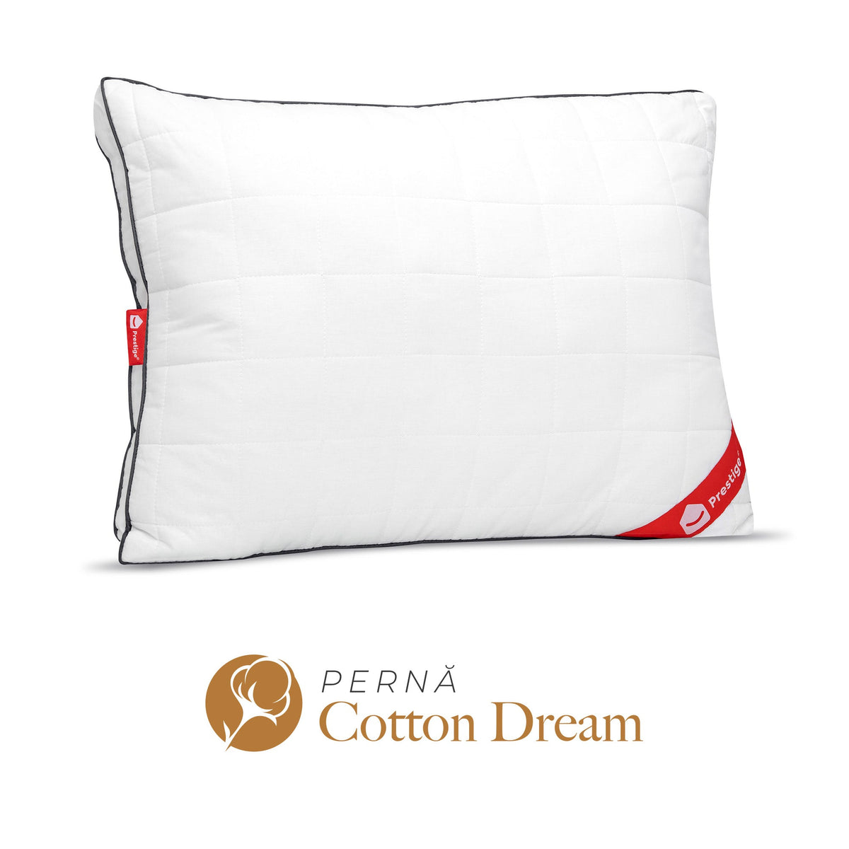 Set 4 x Perne Cotton Dream cu microfibră, husă bumbac, 50x70 cm-Seturi Perne-Prestige Home-Prestige Home