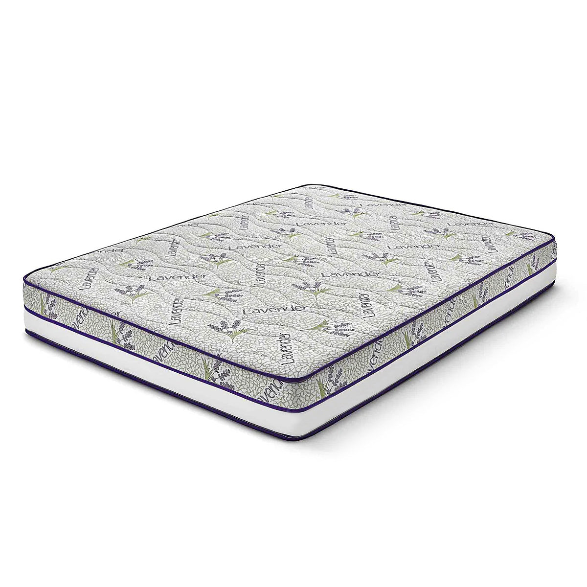 Saltea LAVENDER AIR HYGENE THERAPY,  husă detașabilă, superortopedică, cu spumă poliuretanică și arcuri, Grosime 25 cm - Prestige Home